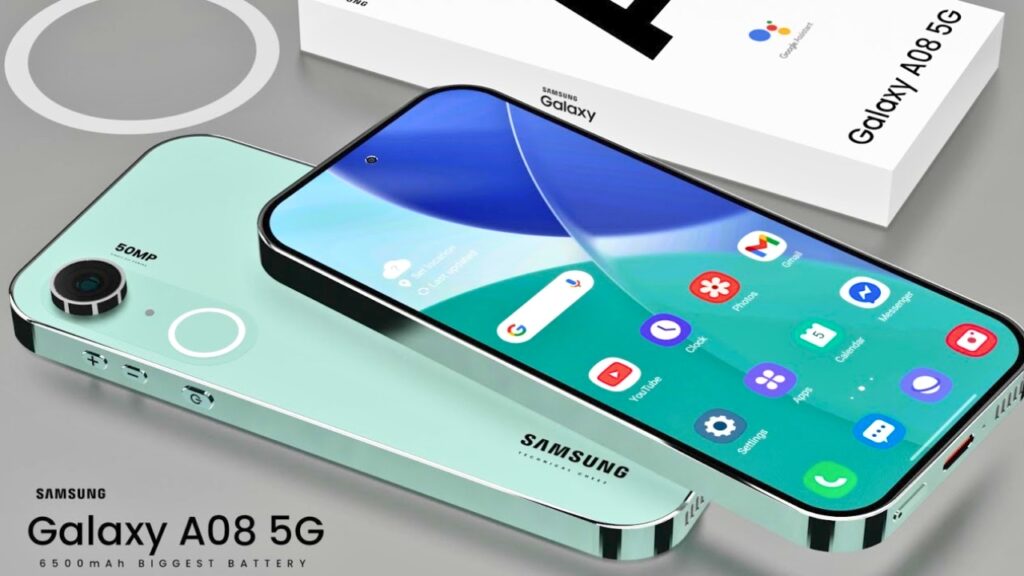 Samsung Galaxy A08 5G: Batería 6500mAh, Dimensity 7100 y Cámara 50MP